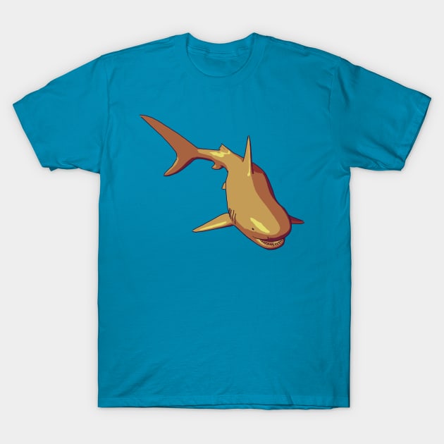 Shark Series - Golden Sister - No Text T-Shirt by babygunz47